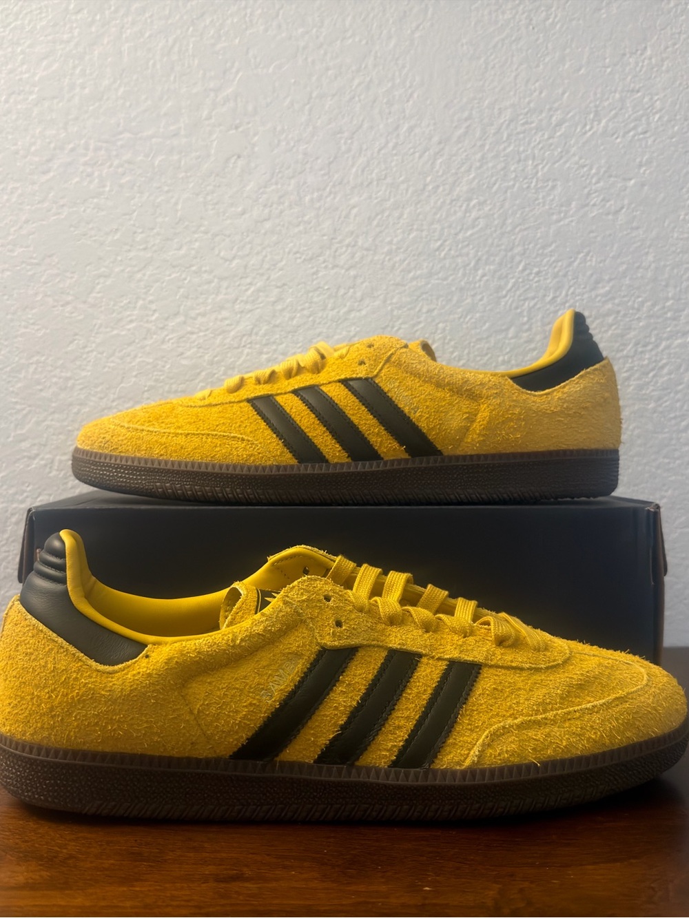 Adidas Samba OG 'Yellow Core Black Gum' IH4385 Size 13